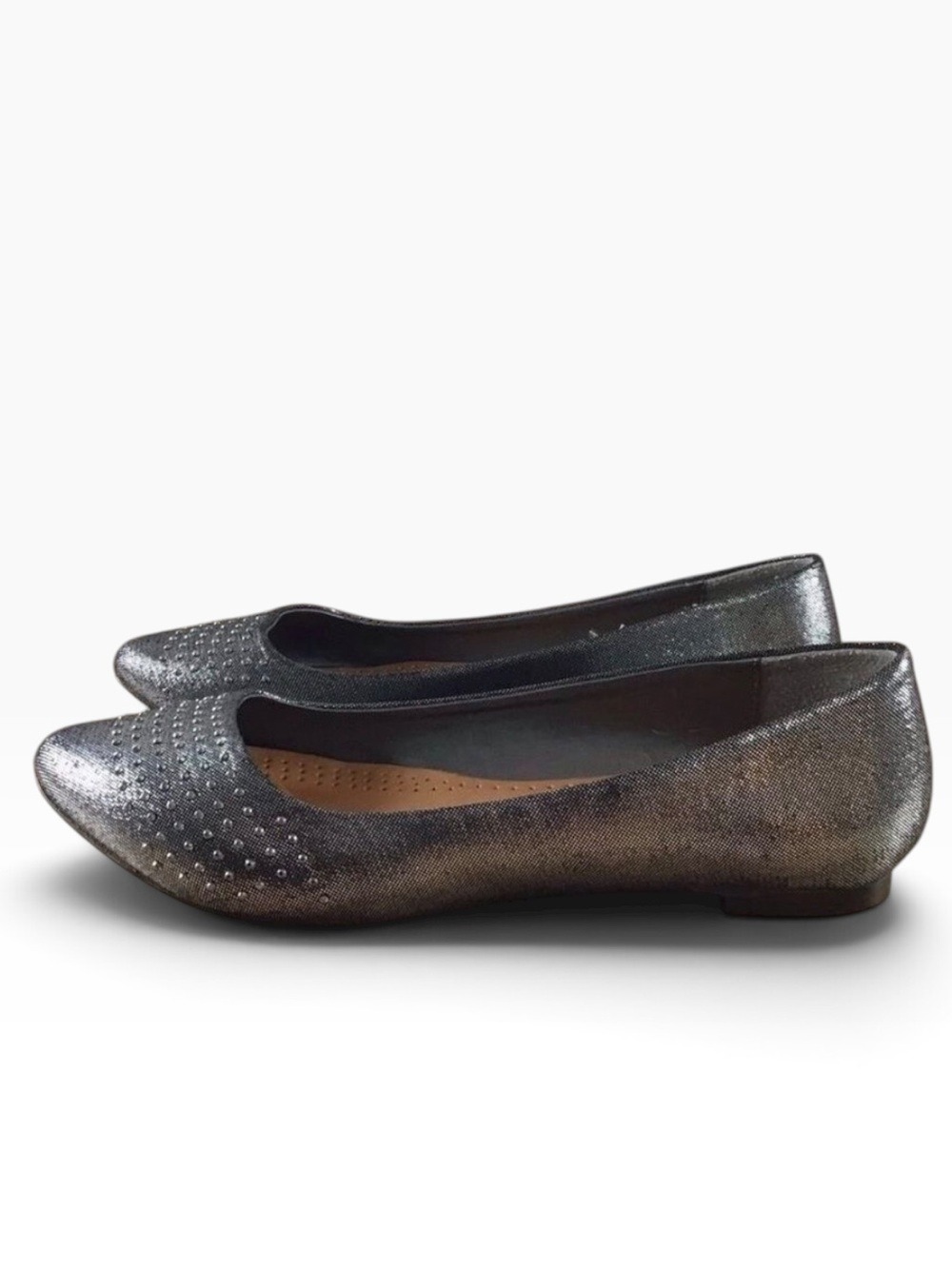 CALL it Spring ballerina sparkling shoes grey silver size 7.5